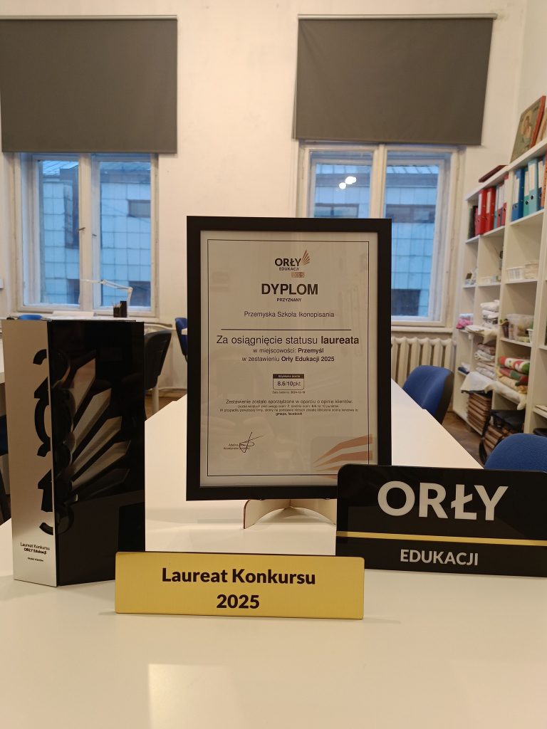 Read more about the article Przemyska Szkoła Ikonopisania wyróżniona w Plebiscycie ORŁY Edukacji